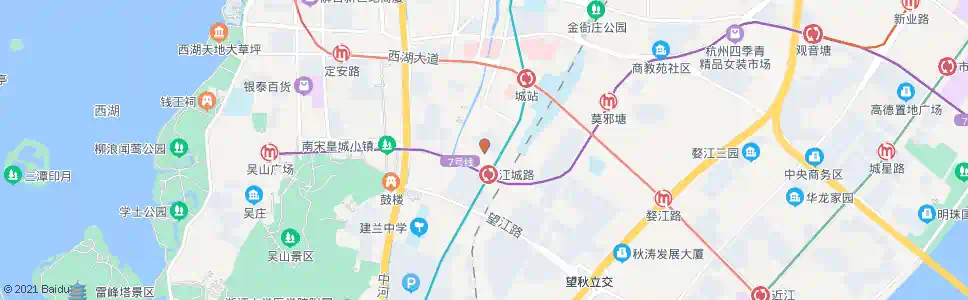 杭州秦望菜场_公交站地图_杭州公交_妙搜公交查询2025
