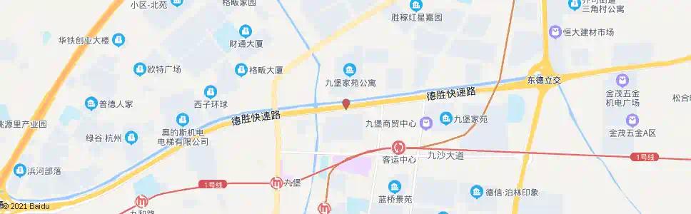 杭州德胜东路九睦路口_公交站地图_杭州公交_妙搜公交查询2025