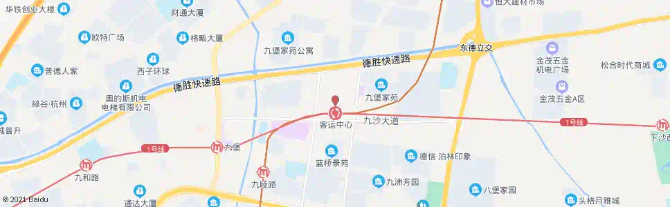 杭州客运中心站_公交站地图_杭州公交_妙搜公交查询2025