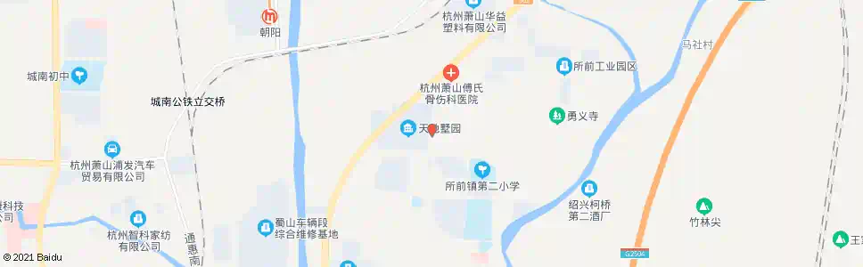 杭州浦沿路富前路口_公交站地图_杭州公交_妙搜公交查询2025
