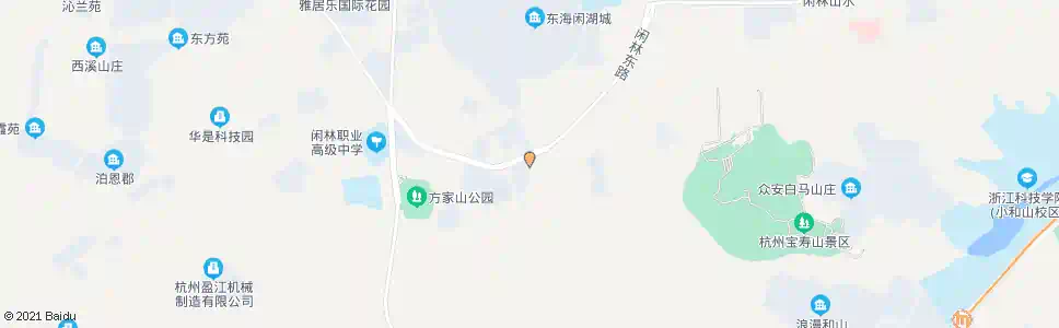 杭州闲林公交中心站_公交站地图_杭州公交_妙搜公交查询2025