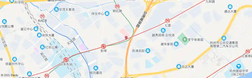 杭州茶亭庵_公交站地图_杭州公交_妙搜公交查询2025