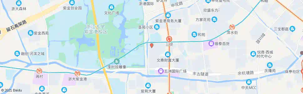 杭州萍水西街西坝_公交站地图_杭州公交_妙搜公交查询2025