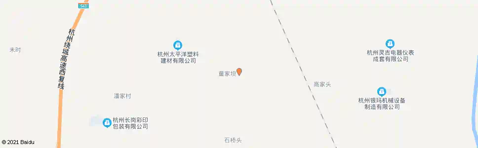 杭州中家桥_公交站地图_杭州公交_妙搜公交查询2025