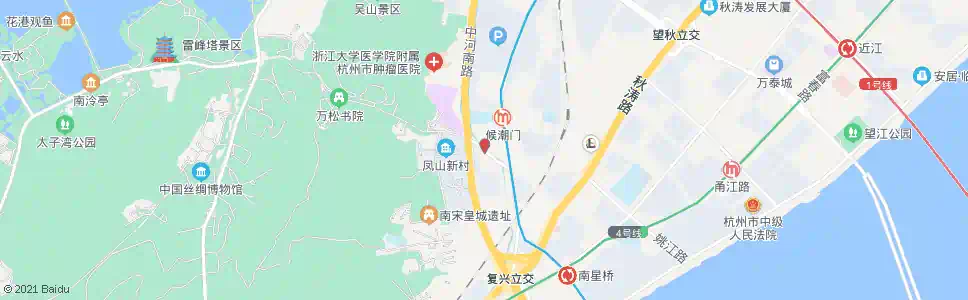 杭州凤山门_公交站地图_杭州公交_妙搜公交查询2025