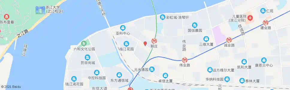 杭州大诸桥换乘站_公交站地图_杭州公交_妙搜公交查询2025