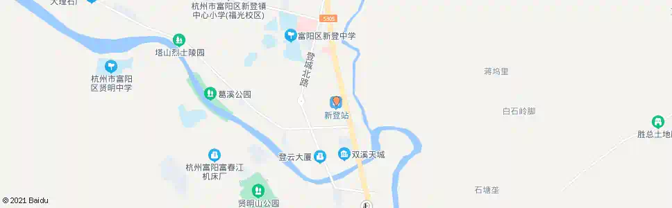 杭州新登车站_公交站地图_杭州公交_妙搜公交查询2025