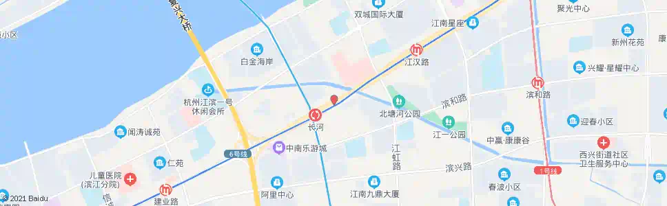 杭州中兴桥_公交站地图_杭州公交_妙搜公交查询2025