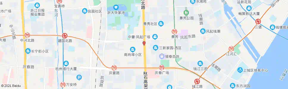 杭州红菱新村_公交站地图_杭州公交_妙搜公交查询2025