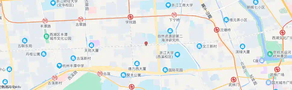 杭州九莲新村_公交站地图_杭州公交_妙搜公交查询2025