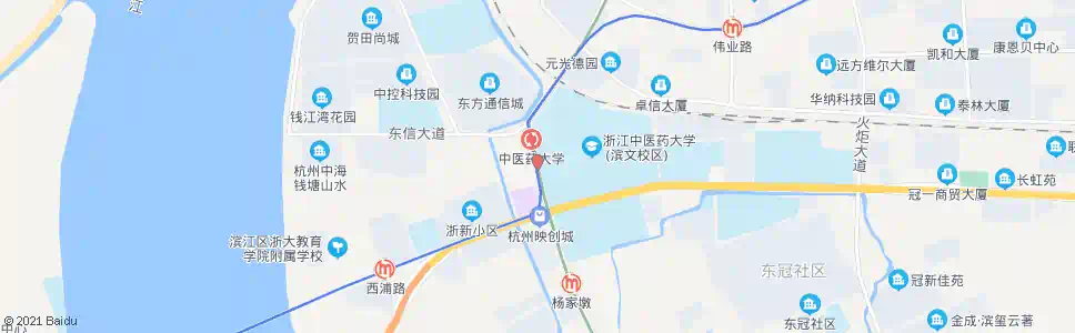 杭州新生_公交站地图_杭州公交_妙搜公交查询2025