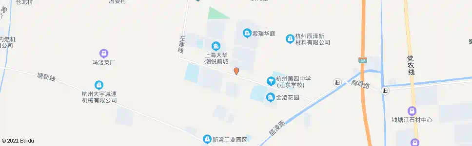 杭州新湾公交站_公交站地图_杭州公交_妙搜公交查询2025