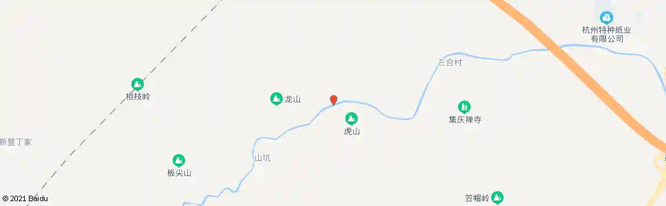 杭州上叶村_公交站地图_杭州公交_妙搜公交查询2025