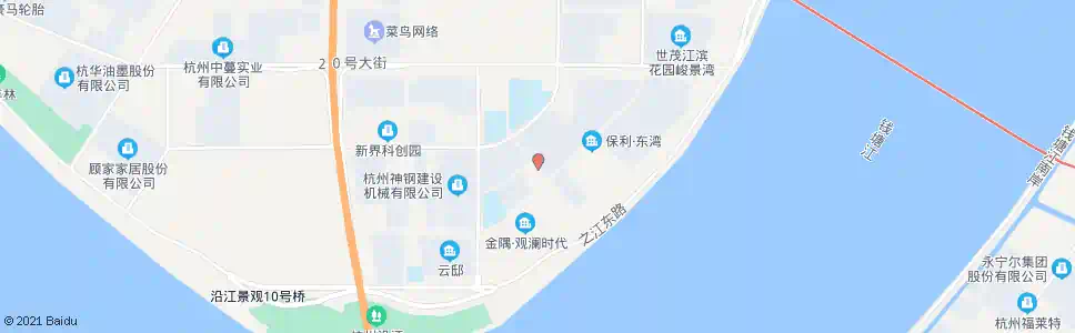 杭州秋潮弄东_公交站地图_杭州公交_妙搜公交查询2025