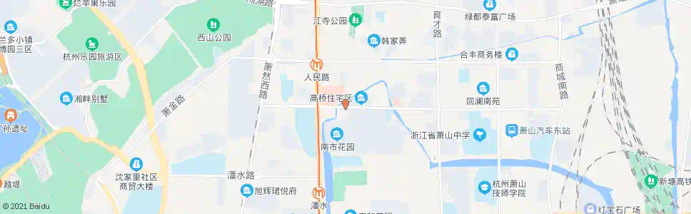 杭州高桥西站_公交站地图_杭州公交_妙搜公交查询2025