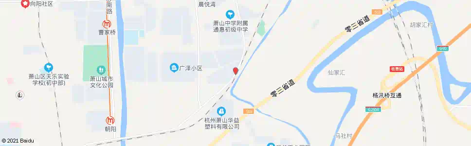 杭州城南村_公交站地图_杭州公交_妙搜公交查询2025