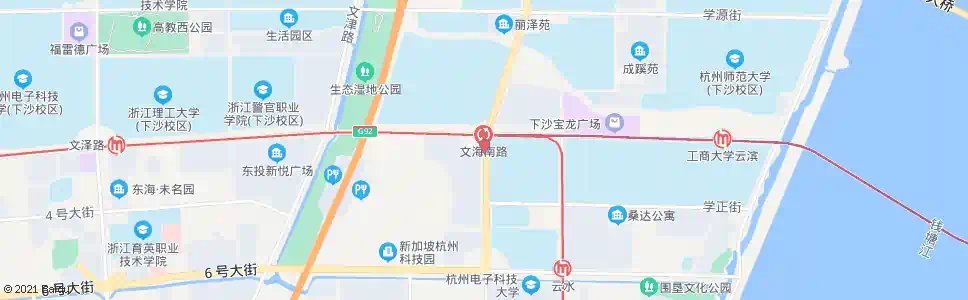 杭州二十三号路二十号大街口_公交站地图_杭州公交_妙搜公交查询2025