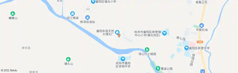 杭州大塔地_公交站地图_杭州公交_妙搜公交查询2025