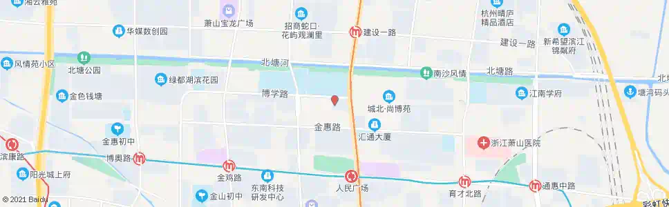 杭州萧山区办事中心_公交站地图_杭州公交_妙搜公交查询2025
