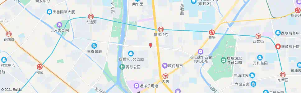 杭州登云路新昌路口_公交站地图_杭州公交_妙搜公交查询2025
