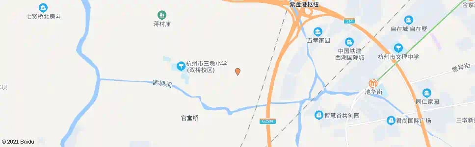 杭州刘家村_公交站地图_杭州公交_妙搜公交查询2025