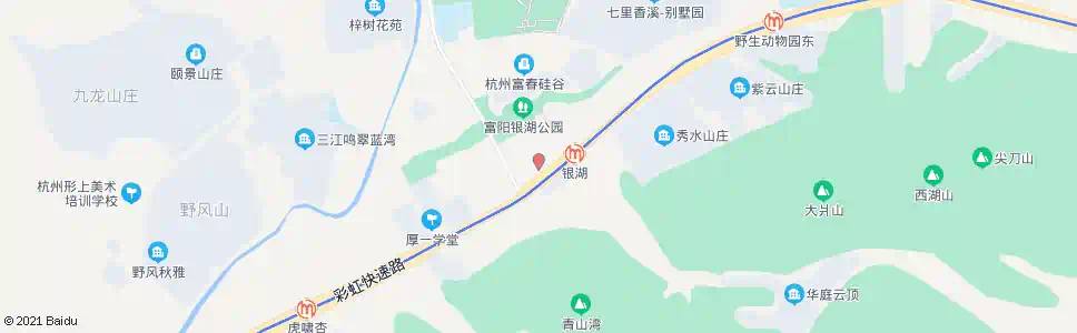 杭州祝家村(富阳区)_公交站地图_杭州公交_妙搜公交查询2025