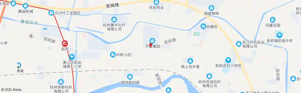 杭州杨汛桥工业园区_公交站地图_杭州公交_妙搜公交查询2025