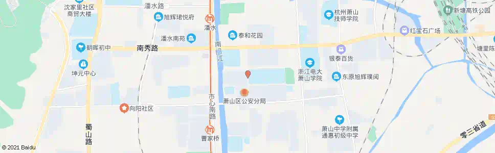 杭州萧十一中_公交站地图_杭州公交_妙搜公交查询2025