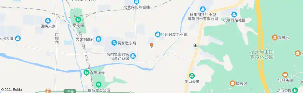杭州康中路康惠路口_公交站地图_杭州公交_妙搜公交查询2025