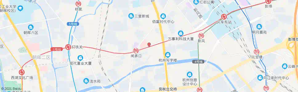 杭州闻皇庙_公交站地图_杭州公交_妙搜公交查询2025