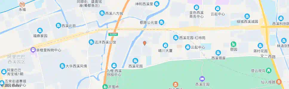 杭州西溪蒹葭苑_公交站地图_杭州公交_妙搜公交查询2025