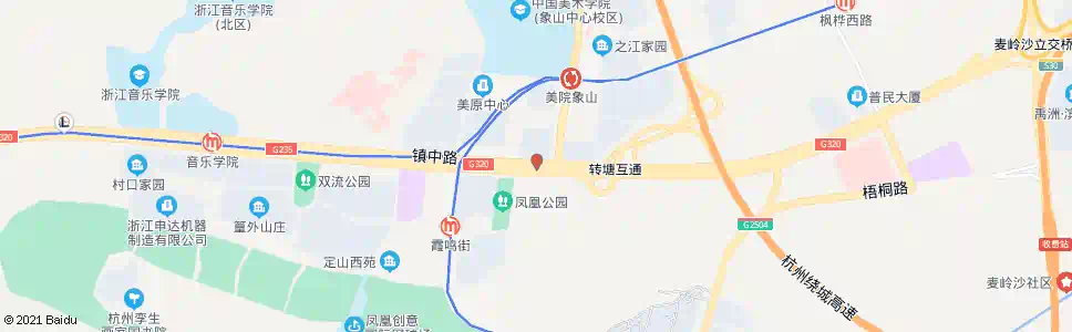 杭州郑家畈_公交站地图_杭州公交_妙搜公交查询2025