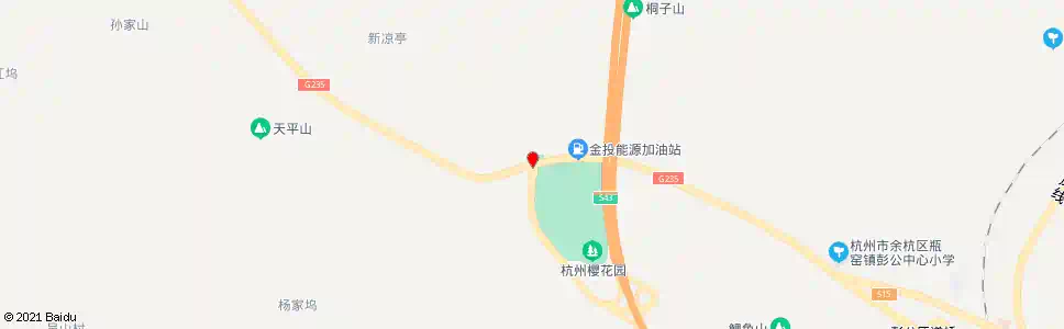 杭州西坞村路口_公交站地图_杭州公交_妙搜公交查询2025