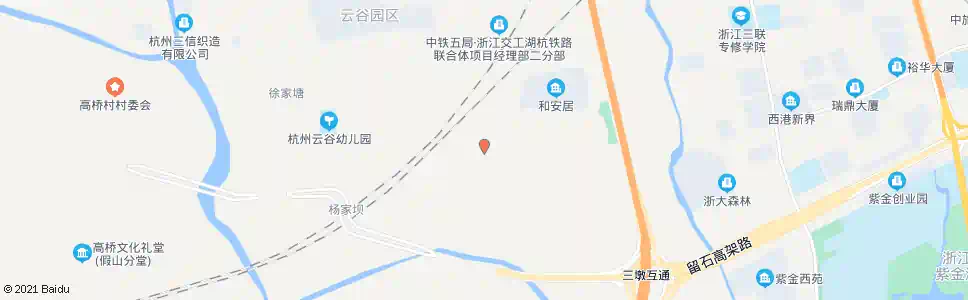 杭州马家塘_公交站地图_杭州公交_妙搜公交查询2025