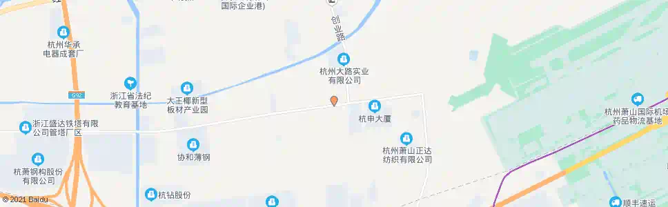 杭州红山二分场_公交站地图_杭州公交_妙搜公交查询2025
