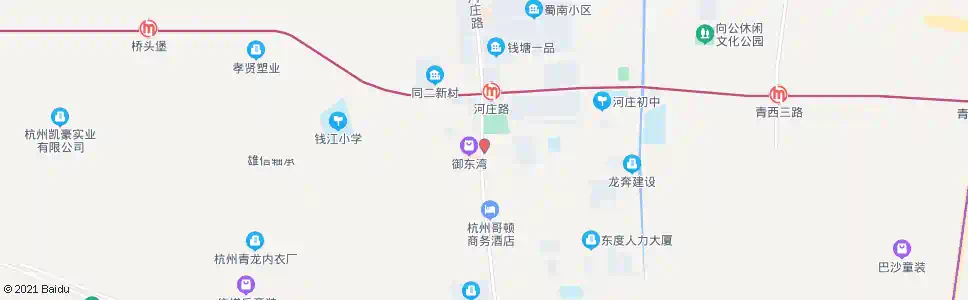 杭州河庄镇政府_公交站地图_杭州公交_妙搜公交查询2025