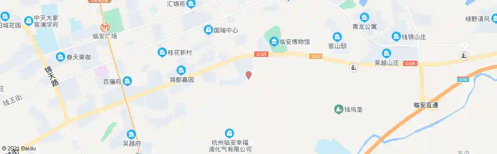 杭州锦绣山水苑_公交站地图_杭州公交_妙搜公交查询2025