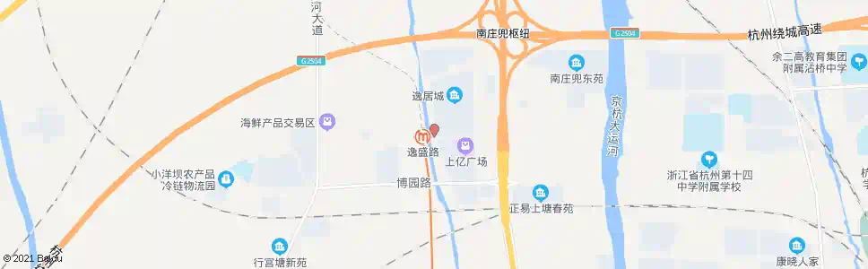 杭州农副产品物流中心_公交站地图_杭州公交_妙搜公交查询2025