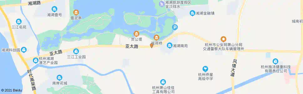 杭州亚太集团_公交站地图_杭州公交_妙搜公交查询2025