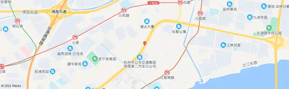 杭州窑厂(brt)_公交站地图_杭州公交_妙搜公交查询2025