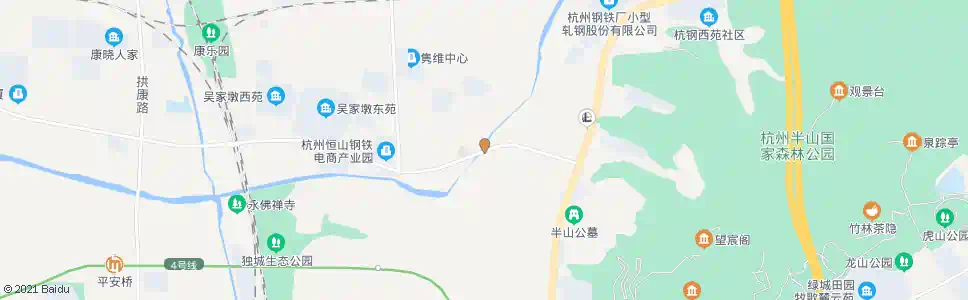 杭州电厂河桥_公交站地图_杭州公交_妙搜公交查询2025