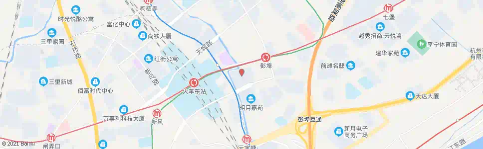 杭州新和嘉苑_公交站地图_杭州公交_妙搜公交查询2025