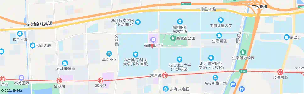杭州学林街文泽路口_公交站地图_杭州公交_妙搜公交查询2025
