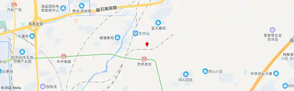 杭州横塘_公交站地图_杭州公交_妙搜公交查询2025