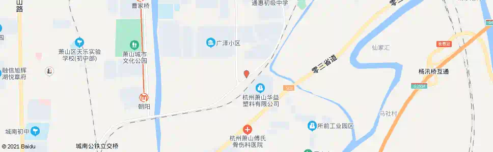 杭州张亮桥_公交站地图_杭州公交_妙搜公交查询2025