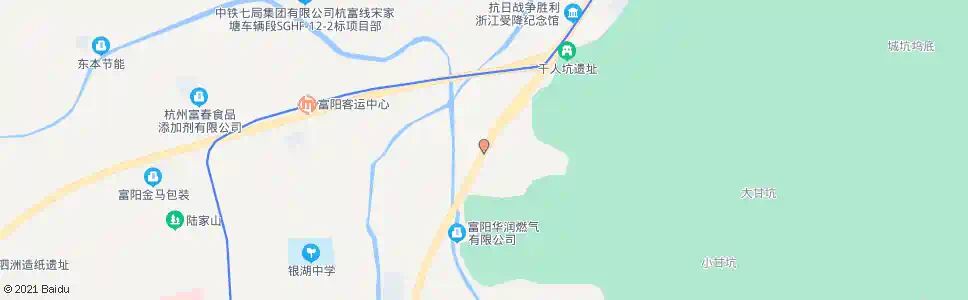 杭州大树下_公交站地图_杭州公交_妙搜公交查询2025