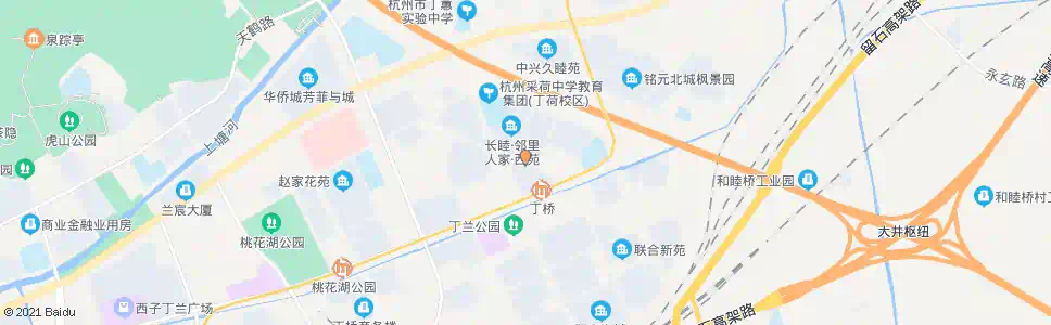 杭州勤丰路长虹路口_公交站地图_杭州公交_妙搜公交查询2025