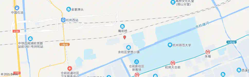 杭州梦想小镇_公交站地图_杭州公交_妙搜公交查询2025