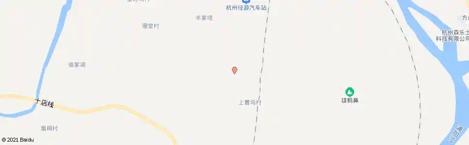 杭州上曹坞_公交站地图_杭州公交_妙搜公交查询2025