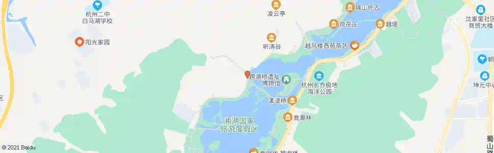 杭州杨堤越王路口_公交站地图_杭州公交_妙搜公交查询2025